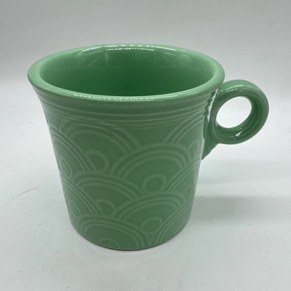 Fiesta Ring-Handled Fan/Horizon Mug SEAMIST